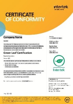 Intertek绿叶标志